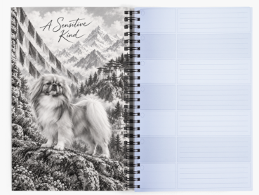 Preview: Tibet Spaniel Notebook  A Sensitive Kind 2027 Edition